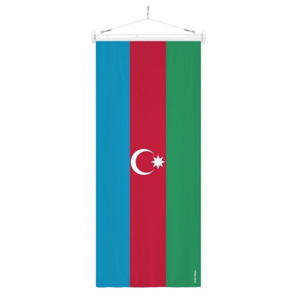 Nationen-Bannerfahne Aserbeidschan