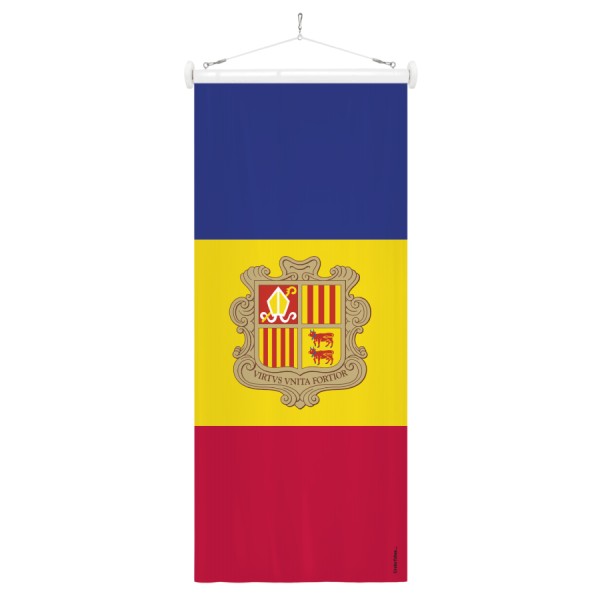 Nationen-Bannerfahne Andorra