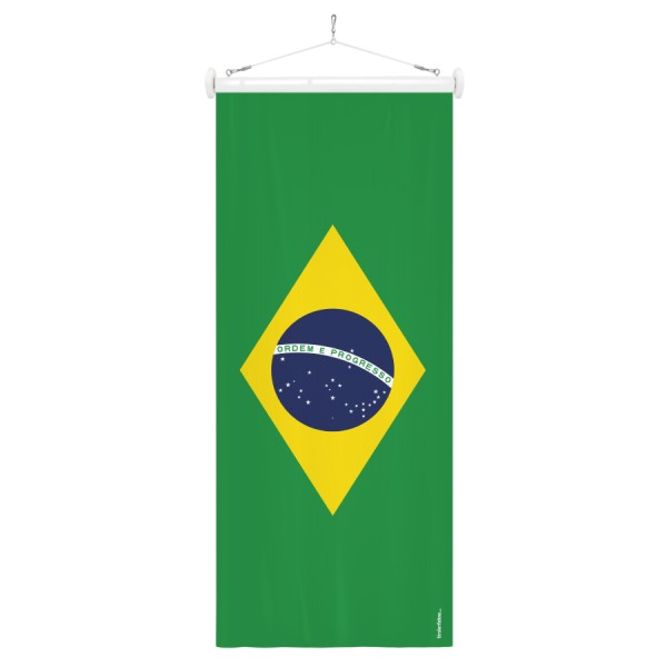 Nationen-Bannerfahne Brasilien