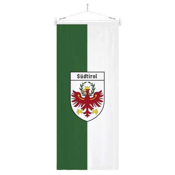 Schützen-Bannerfahne mit Südtiroler Adler und Südtirol - tirolerfahne.com