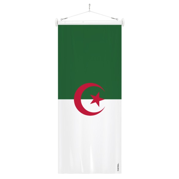 Nationen-Bannerfahne Algerien