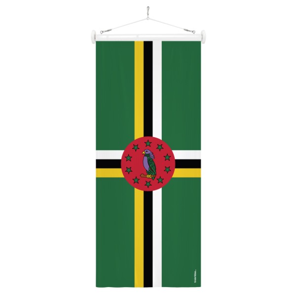 Nationen-Bannerfahne Dominica