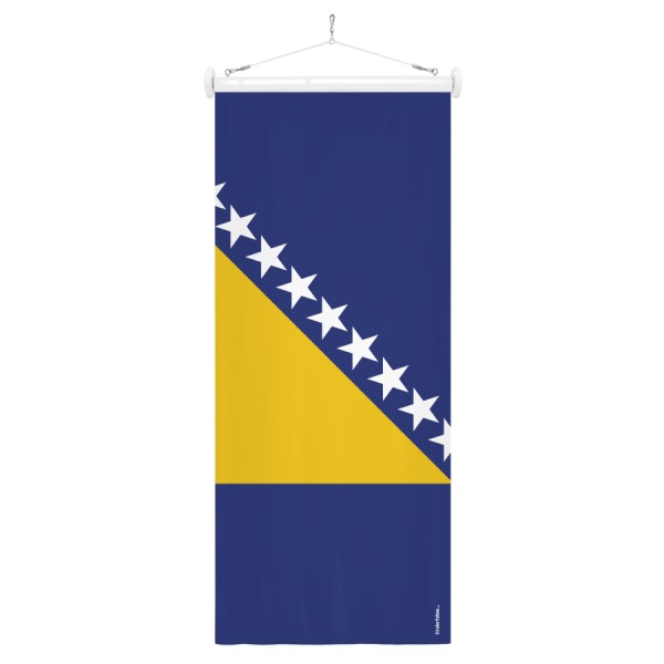 Nationen-Bannerfahne Bosnien-Herzegowina