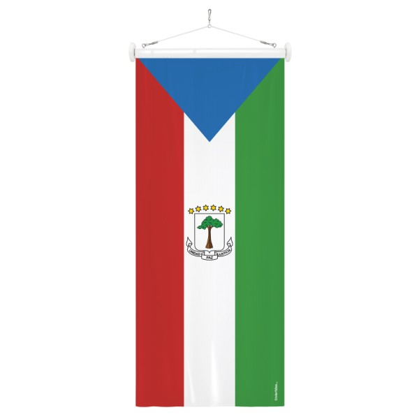 Nationen-Bannerfahne Äquatorialguinea
